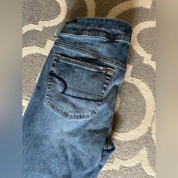 American Eagle Outfitters Flare Jeans in Dark Blue - Picture 4 of 4